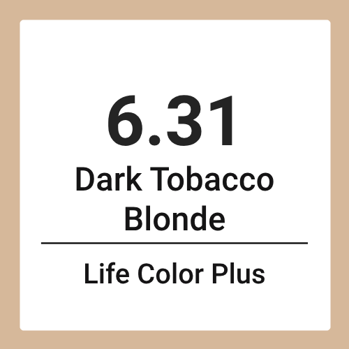 Farmavita Life Color Plus 100ML-6.31 Dark Tobacco Blonde