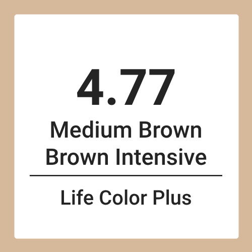 Farmavita Life Color Plus 100ML-4.77 Medium Brown Brown Intensive