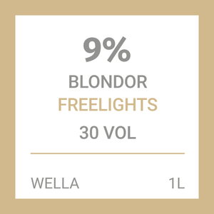 Wella Blondor Freelights 9% Developer 30 Vol (1000ml0