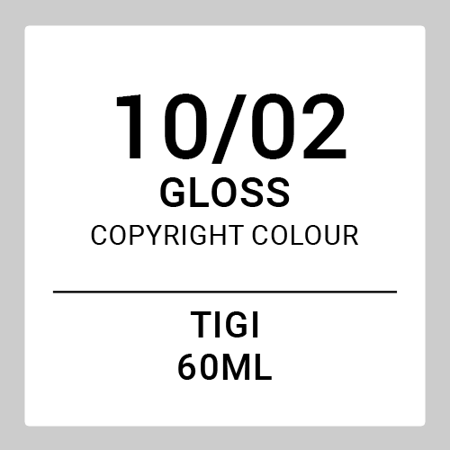 Tigi Copyright Colour Gloss 10/02 60ml