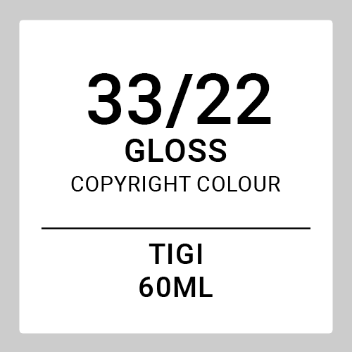 Tigi Copyright Colour Gloss 33/22 (60ml)
