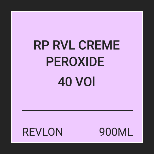 RP RVL Creme Peroxide 40 Vol 900ml