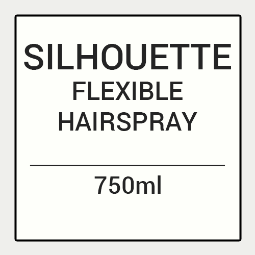 Silhouette Flexible Hairspray 750ml (White Single Unit)