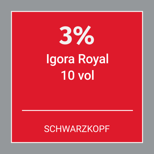 Schwarzkopf Igora Royal 3% 10 Vol 1000ml