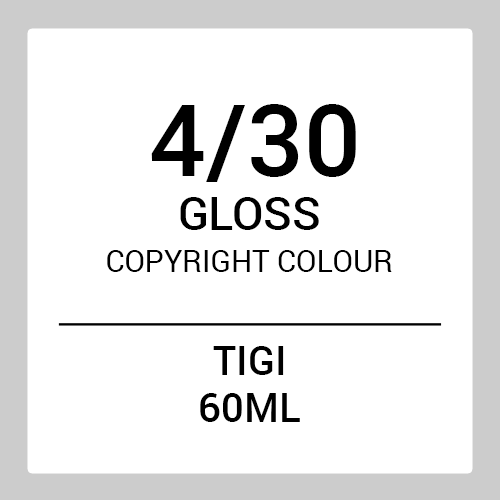 Tigi Copyright Colour Gloss 4/30 (60ml)