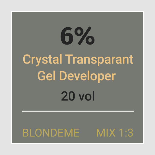 Schwarzkopf BlondMe -  Crystal Transparant Gel Developer 6% 20 (1000ml)