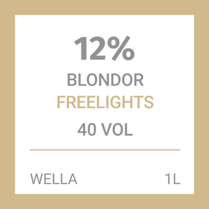 Wella Blondor Freelights 12% Developer 40 Vol (1000ml)