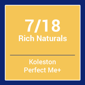 Wella Koleston Perfect Me + Rich Naturals 7/18 (60ml)